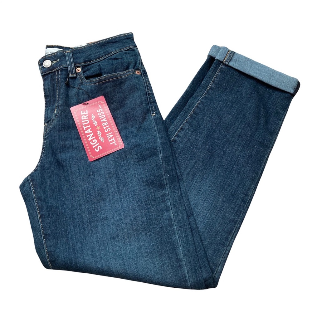Levi Mid Rise Slim Boyfriend cropped jeans - Picture 6 of 13